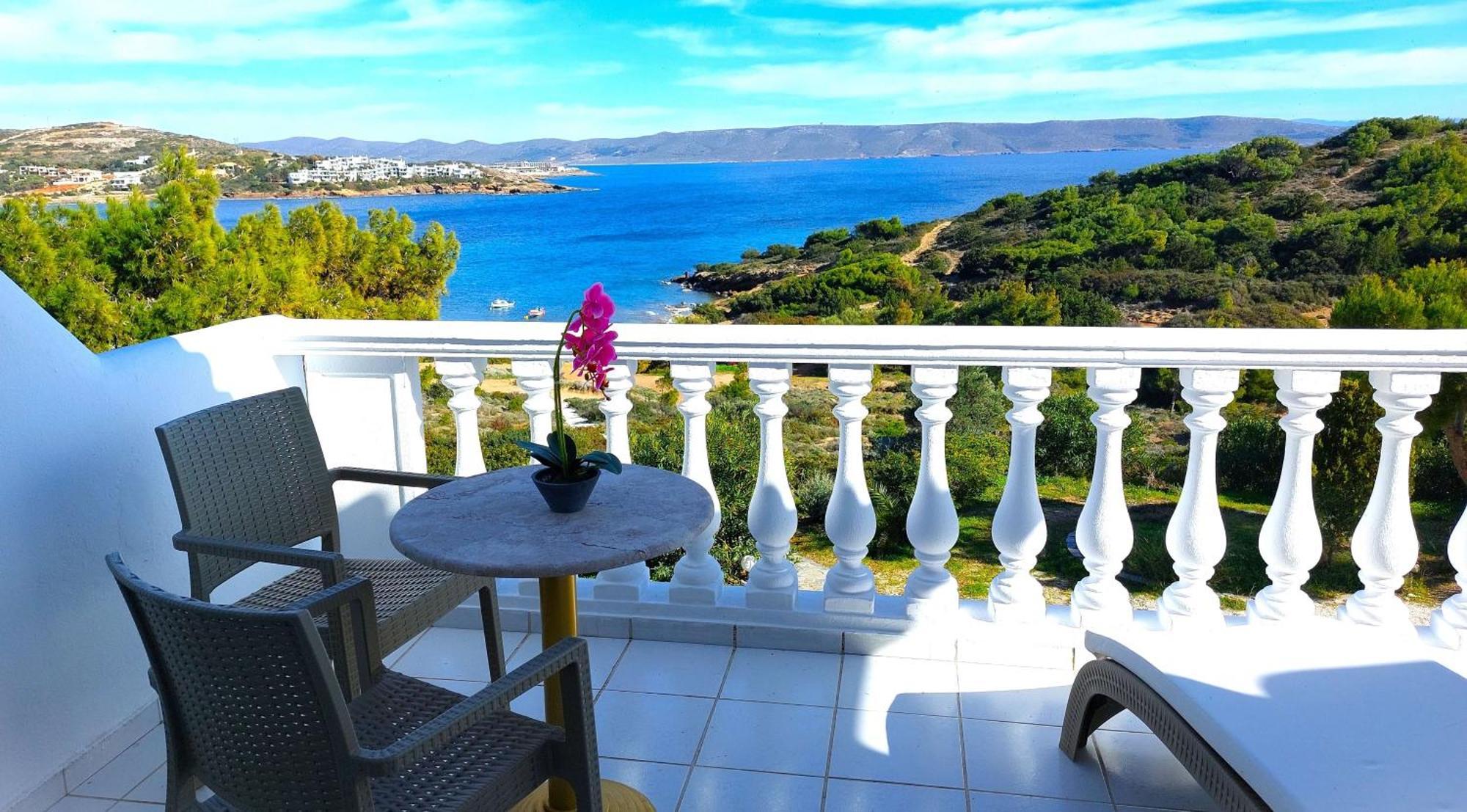 Dea Del Mare Complex In Front Of The Sea. Villa Sounion Eksteriør billede