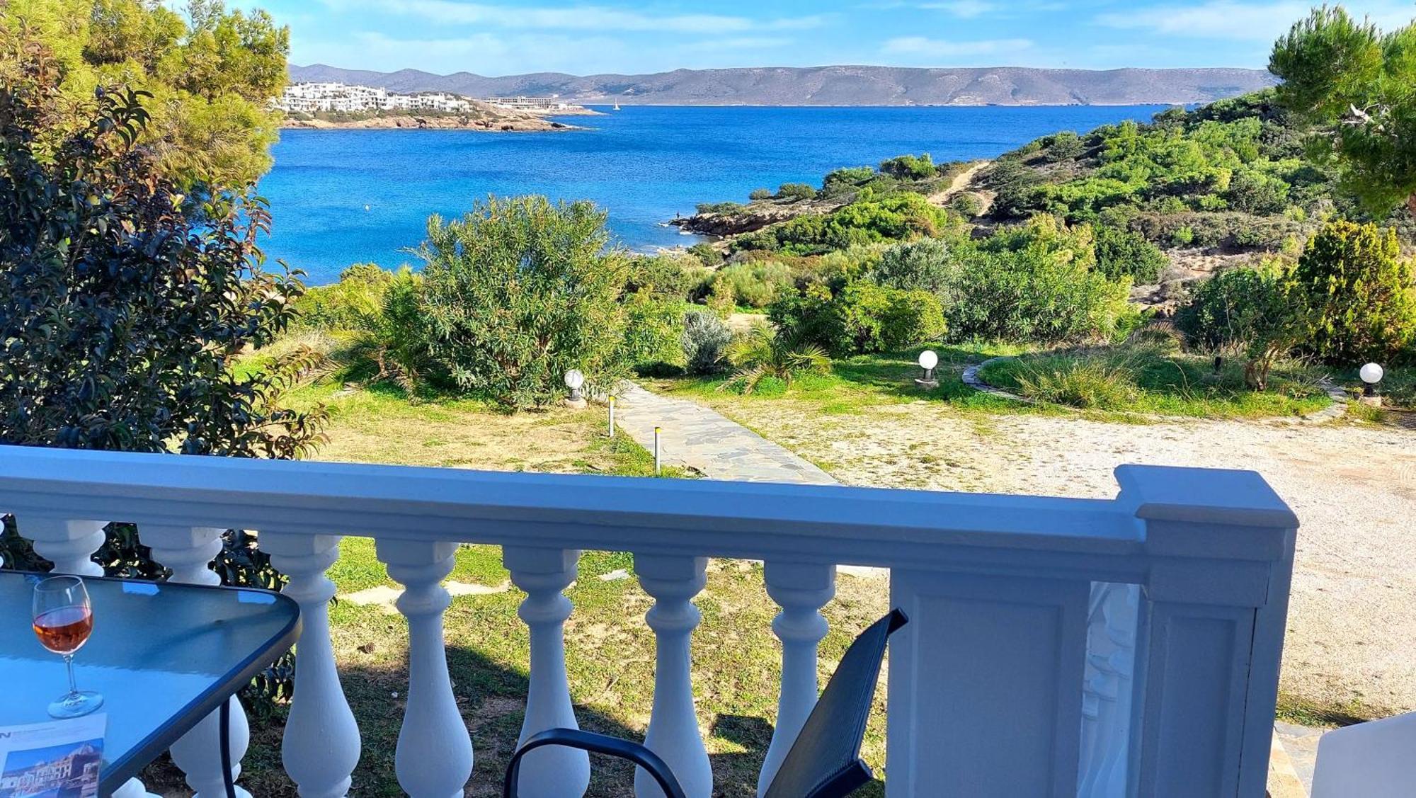 Dea Del Mare Complex In Front Of The Sea. Villa Sounion Eksteriør billede