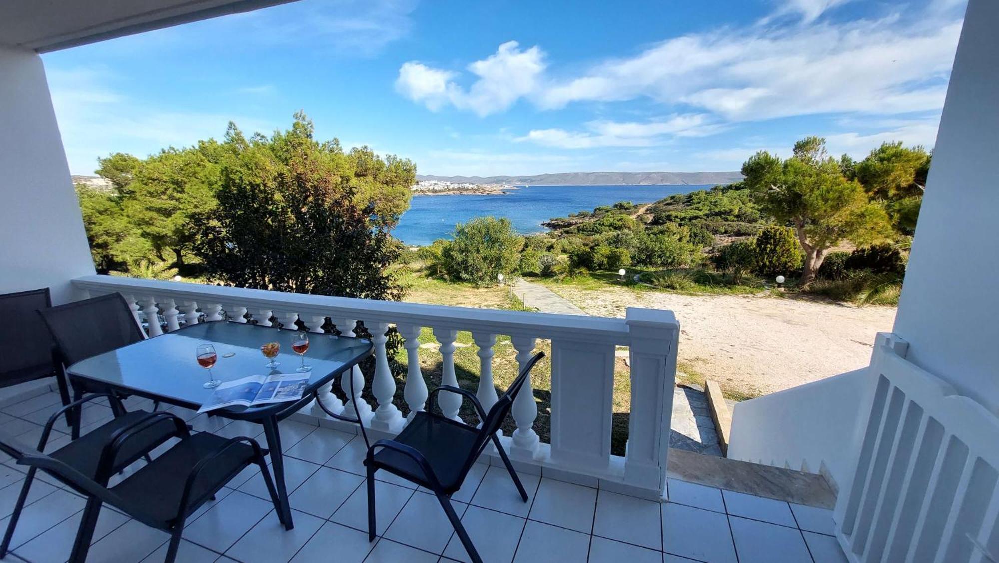 Dea Del Mare Complex In Front Of The Sea. Villa Sounion Eksteriør billede