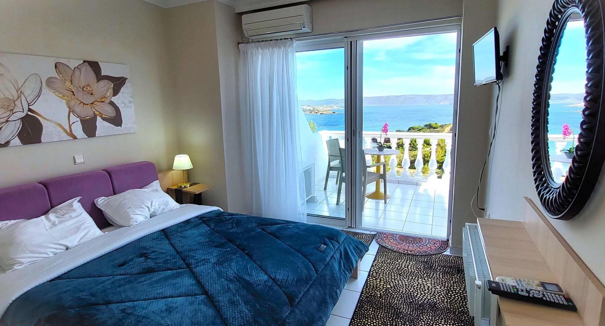 Dea Del Mare Complex In Front Of The Sea. Villa Sounion Eksteriør billede