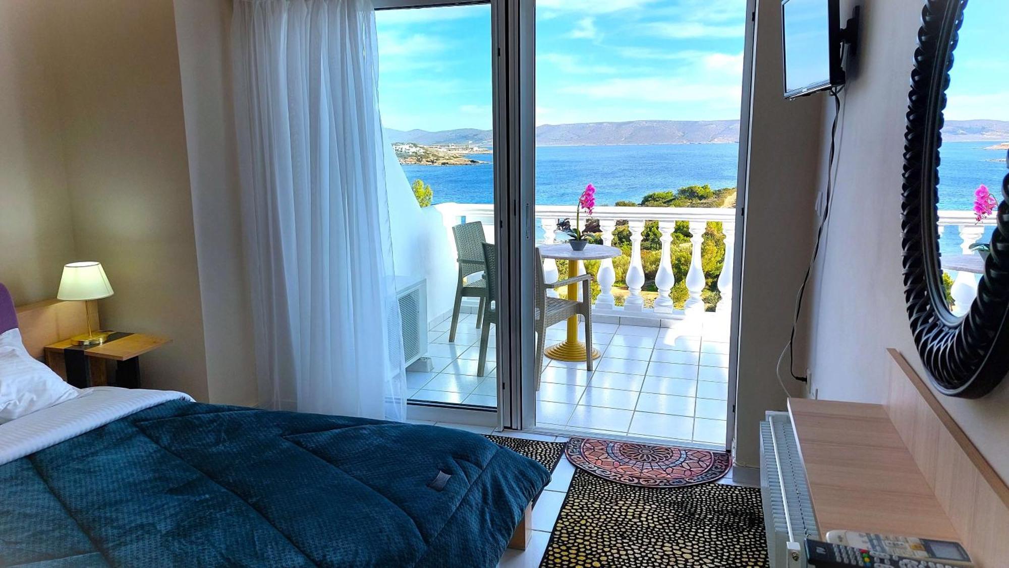 Dea Del Mare Complex In Front Of The Sea. Villa Sounion Eksteriør billede
