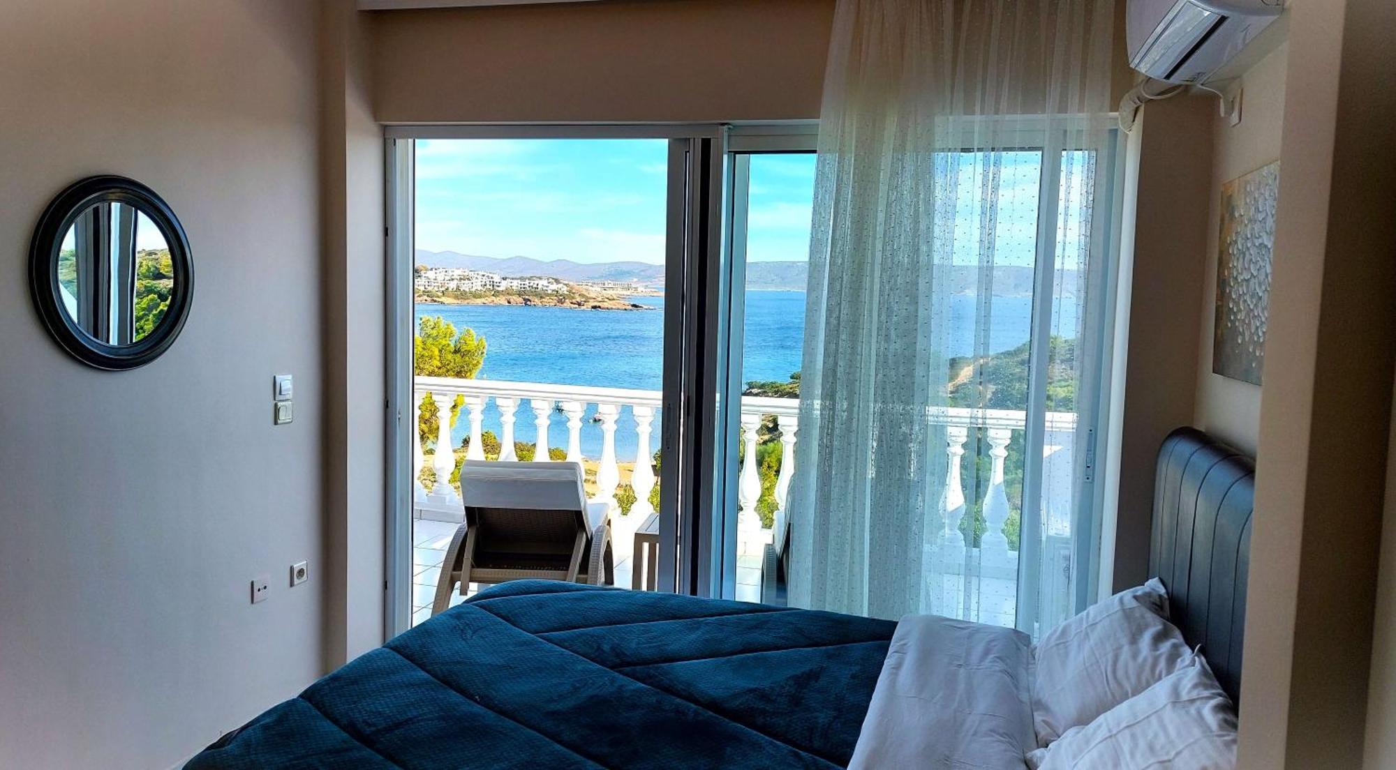 Dea Del Mare Complex In Front Of The Sea. Villa Sounion Eksteriør billede